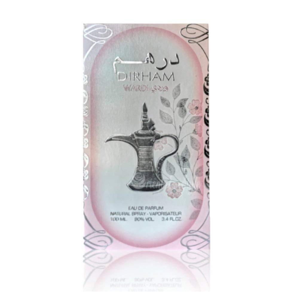 Ard Al Zaafaran Dirham Wardi EDP 100ML (3.4OZ) | Arabian Perfumery | Notes of Cardamom, Roses, Lavendar