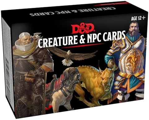 Dungeons & Dragons Spellbook Cards: Creature & NPC Cards (D&D Accessory)