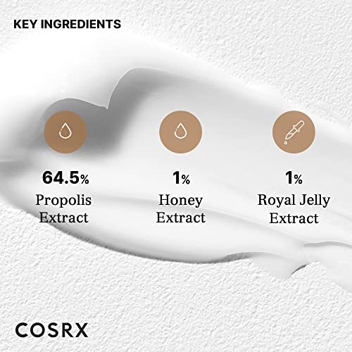 COSRX 64% Propolis Honey Lightweight Cream, Instant Golden Glow,2.19 fl.oz