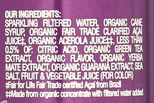 Sambazon Acai Berry, Energy Drink, 12 Fl Oz Can