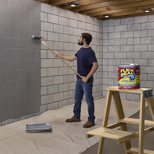 Flex Seal Liquid, Rubber Coating Sealant, Waterproof, Flexible, Breathable, and UV Resistant, Roof Repair, Basements, RV, Campers, Trailers, Marine