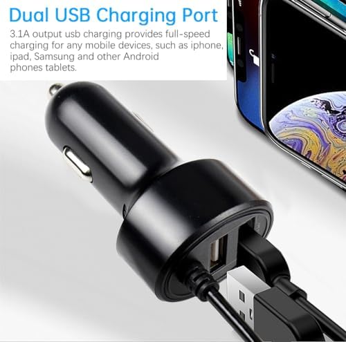 FouceClaus Radar Detector Power Charger Cord for Escort Valentine One V1 Beltronics Uniden R3/R4/R7/R8, Passport and More