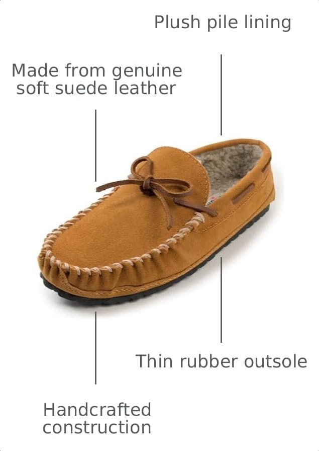 Minnetonka Men's Casey Moccasin Slippers