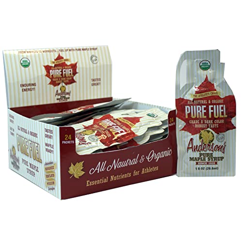 Anderson's Maple Syrup Inc., Pure Fuel Athletic Fuel, Maple, 24 Fl Oz,24 Count(Pack of 1)