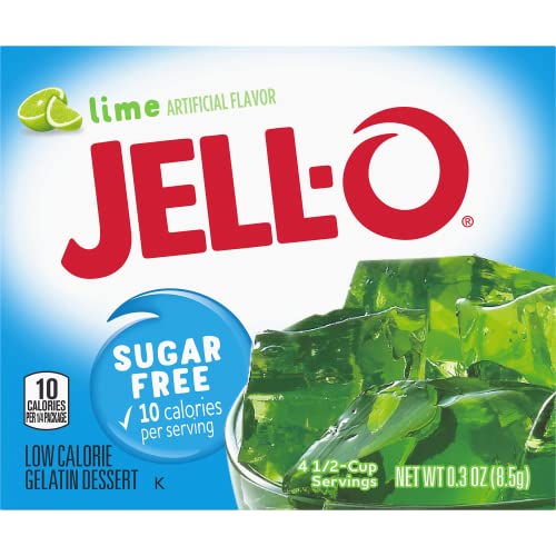 JELL-O Lime Gelatin Dessert Mix (.03 oz Boxes, Pack of 6)
