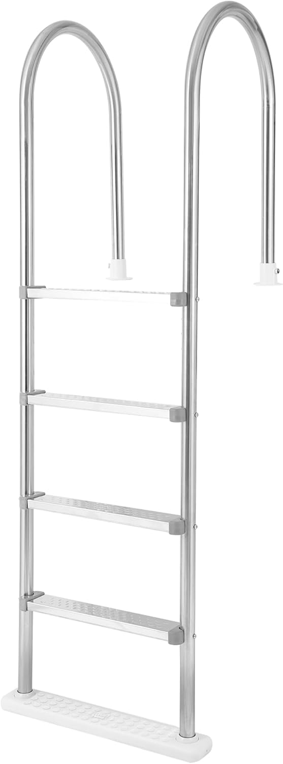 Blue Wave Premium Stainless Steel in-Pool Ladder for Above Ground Pools