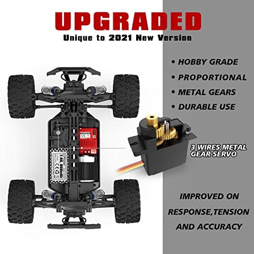 HAIBOXING 1/18 Scale RC Monster Truck 18859, Hobby Grade 4X4 Off-Road Truck Max Speed 36km/h