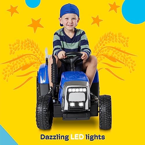 Kidzone 12V 7Ah Premium Electric Tractor Ride On Toy, Green