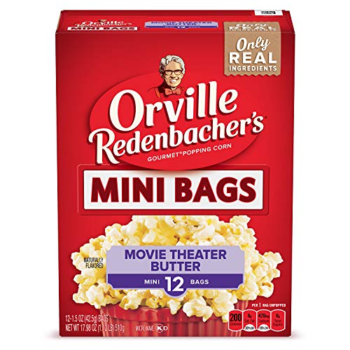 Orville Redenbacher’s Popcorn Mini Bags, Movie Theater Butter 1.5 oz., 12ct