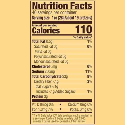 Snyder's of Hanover Mini Pretzels, 100 Calorie Individual Packs, 36 Ct