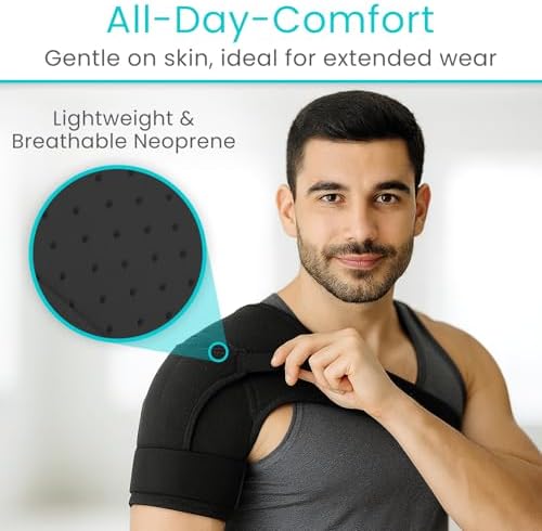Vive Shoulder Brace for Women & Men - Injury Recovery Compression Support