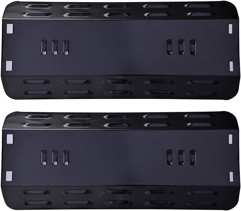 P9350A (2-Pack) Porcelain Steel Heat Plate, Heat Shield Replacement for Dyna-Glo,Master Forge MFA350BNP, MFA350CNP,MFA350BNN,DGP350NP,DGP350SNP-D
