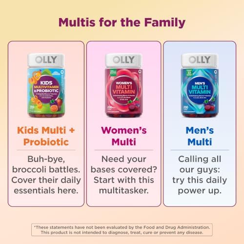 OLLY Kids Multivitamin & Probiotic Gummy, Digestive Support - 70 Count