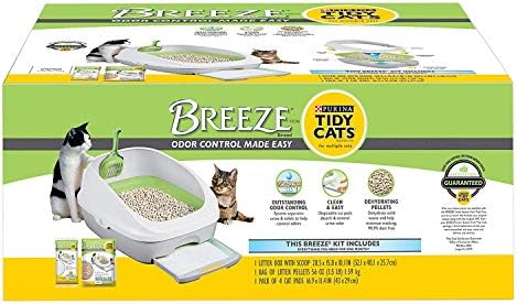 Purina Breeze Cat Litter System (Starter Kit) with Free cat Toy