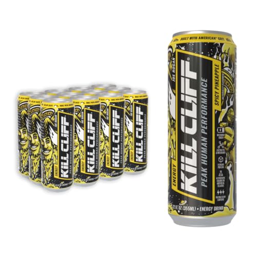 Kill Cliff Energy Drink - Sugar Free - Smashing Citrus 12 oz 12 Pack