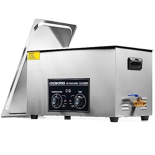 CREWORKS 3.2L Ultra Sonic Cleaning Machine - 120W Cavitation 100W Heat