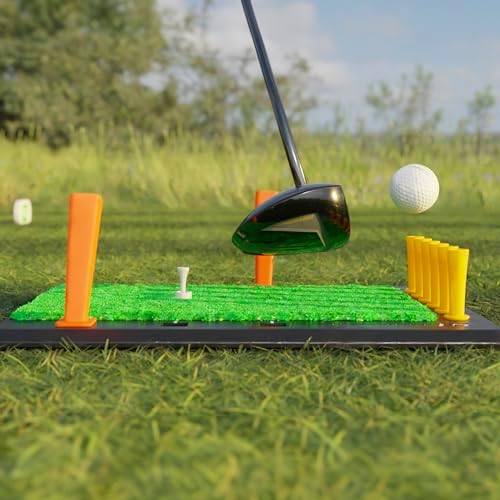 Launch Deck Golf Swing Trainer - Fix Your Slice I Swing Mastery Tool by Hank Haney I Instant Feedback