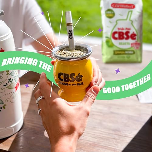 CBSe Silueta Yerba Mate – 500g (1.1 lb) Loose Leaf Herbal Tea – Naturally Flavored Argentine Yerba Mate – Smooth, Balanced, Refreshing