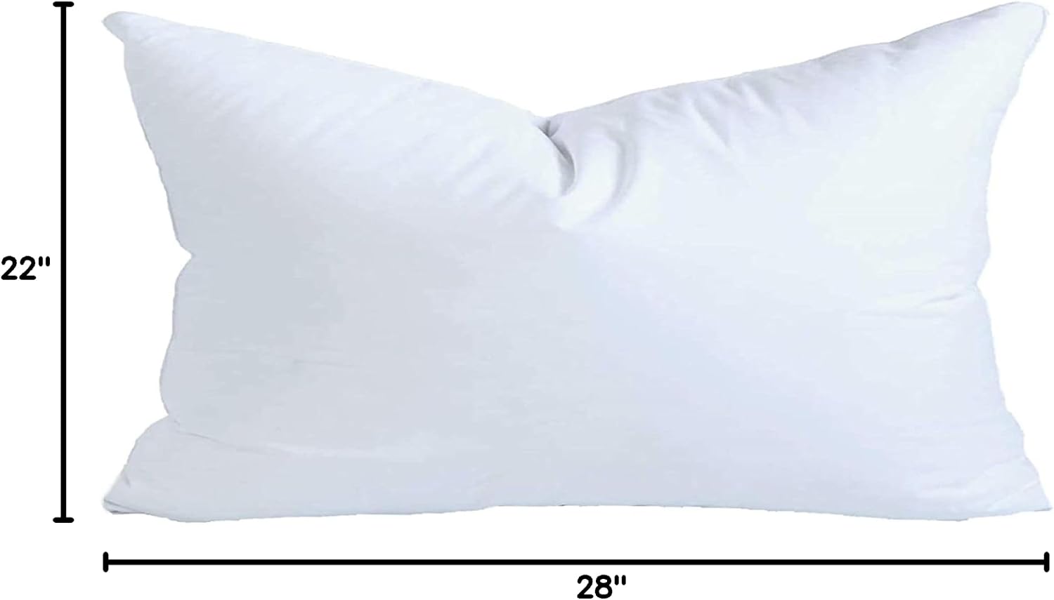 MoonRest® 26x26 Inch Synthetic Down Alternative Square Pillow Insert Form Stuffer for Sofa Shams, Decorative Throw Pillow