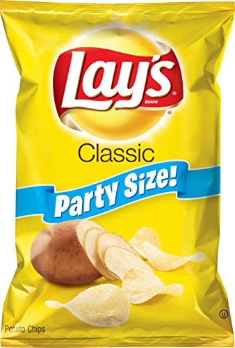 Lay's Potato Chips, Party Size Classic, 15.75 Ounce