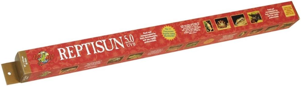 Zoo Med ReptiSun T8 5.0 UVB Lamp, 24" Length, 18 Watts