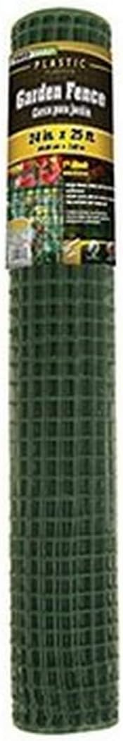 YARDGARD – 1 Inch Mesh Plastic Garden Fence – 24 Inches by 25 Feet – Green High‑Strength Plastic Mesh – for Garden Protection | Landscape