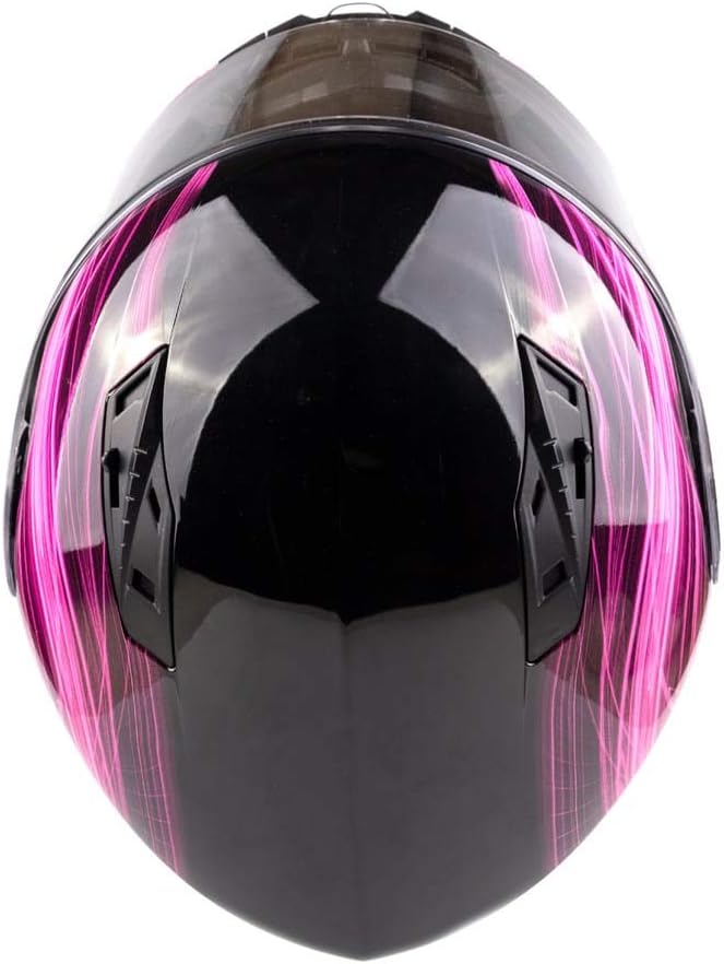 Adult Modular Motorcycle Helmet DOT w/Retractable Sunglass Full Face Flip-up Typhoon TH158