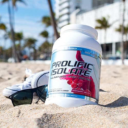 Nutrition Prolific Isolate All Natural Whey Protein Isolate (Gluten Free, Lactose Free, Stevia Sweetened, 25g Protein, 100 Calories) – 2.5lb Jar – Chocolate