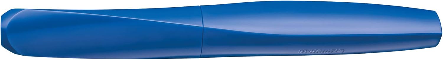 Pelikan Twist Fountain Pen with 1 Ink Cartridge, Medium Nib, Silver, Boxed (947101)