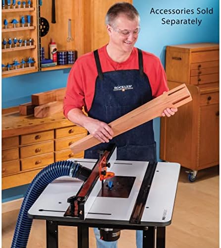 3/4” Phenolic Router Table Top - Smooth Top for Table Router w/ 10-Point Plate Leveling System - Universal T-Profile Miter Slot Router Accessories