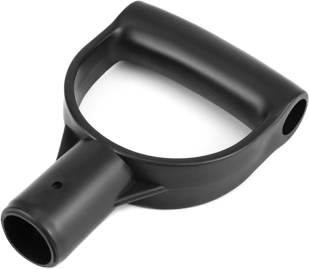 QWORK Shovel Grip Handle, 1-1/8" Inside Diameter PVC D-Shaped Grip Shovel Handle Replacement for Digging Raking Tools
