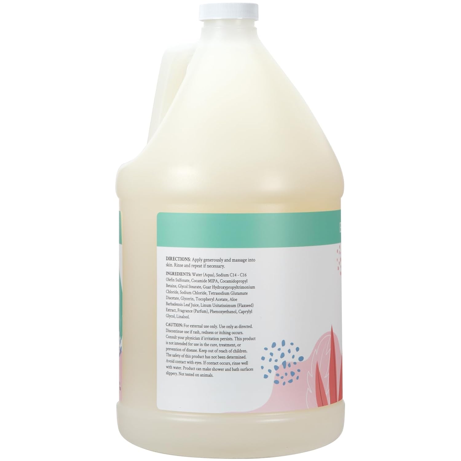 Ginger Lily Farms 1 gal Nourishing Body Wash, Citrus Blend Scent | for Hands, Body & Hair, Moisturizing Wash, Salon Wash, Spa Cleanser, Salon & Spa Essentials, Manicure & Pedicure Supplies