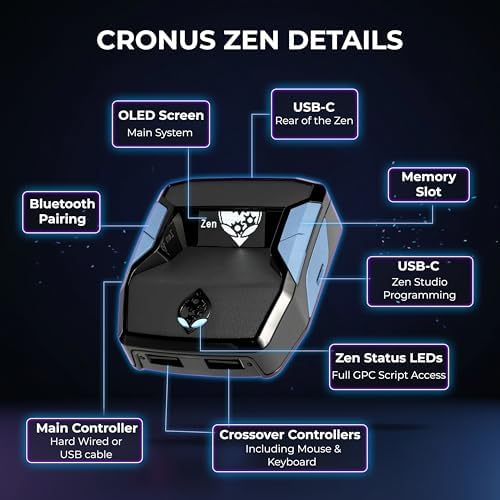 Cronus Zen Controller Emulator for Xbox, PlayStation, Nintendo and PC (CM00053)