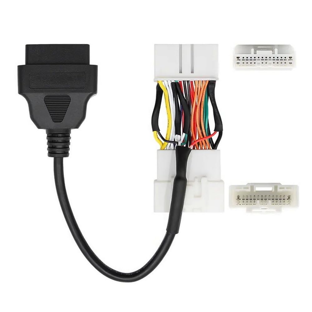 OBD OBD2 16 Pin Connector Diagnostic Adapter Cable Compatible for BMW 20 Pin