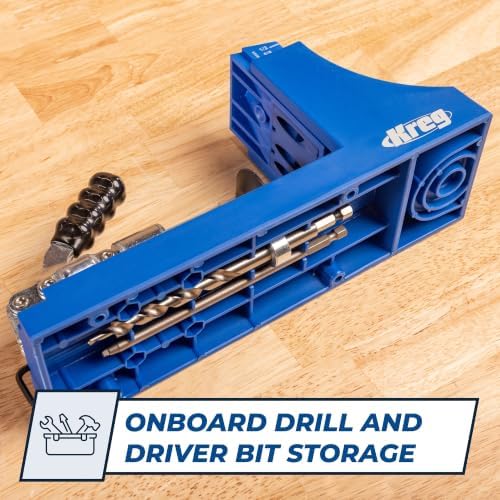 Kreg K4 Pocket Hole Jig - Adjustable, Versatile Jig for Strong Joints - Create Perfect