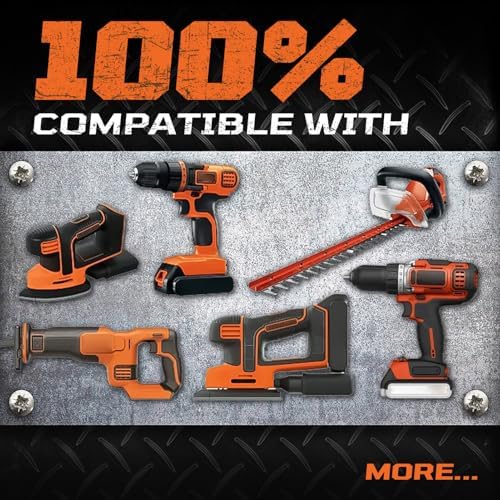 Masione 3.8Ah 20V Repalcement for Black and Decker 20V Lithium Battery BDL1805 LBXR20 LBXR2020-OPE Compatible with Black and Decker 20V Battery