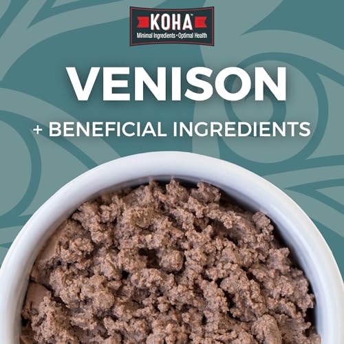 KOHA Limited Ingredient Diet Kangaroo Pate for Cats, 5.5 oz Pack of 24 | Single meat protein, sensitive stomach formula, no fillers, wet cat food, made in USA