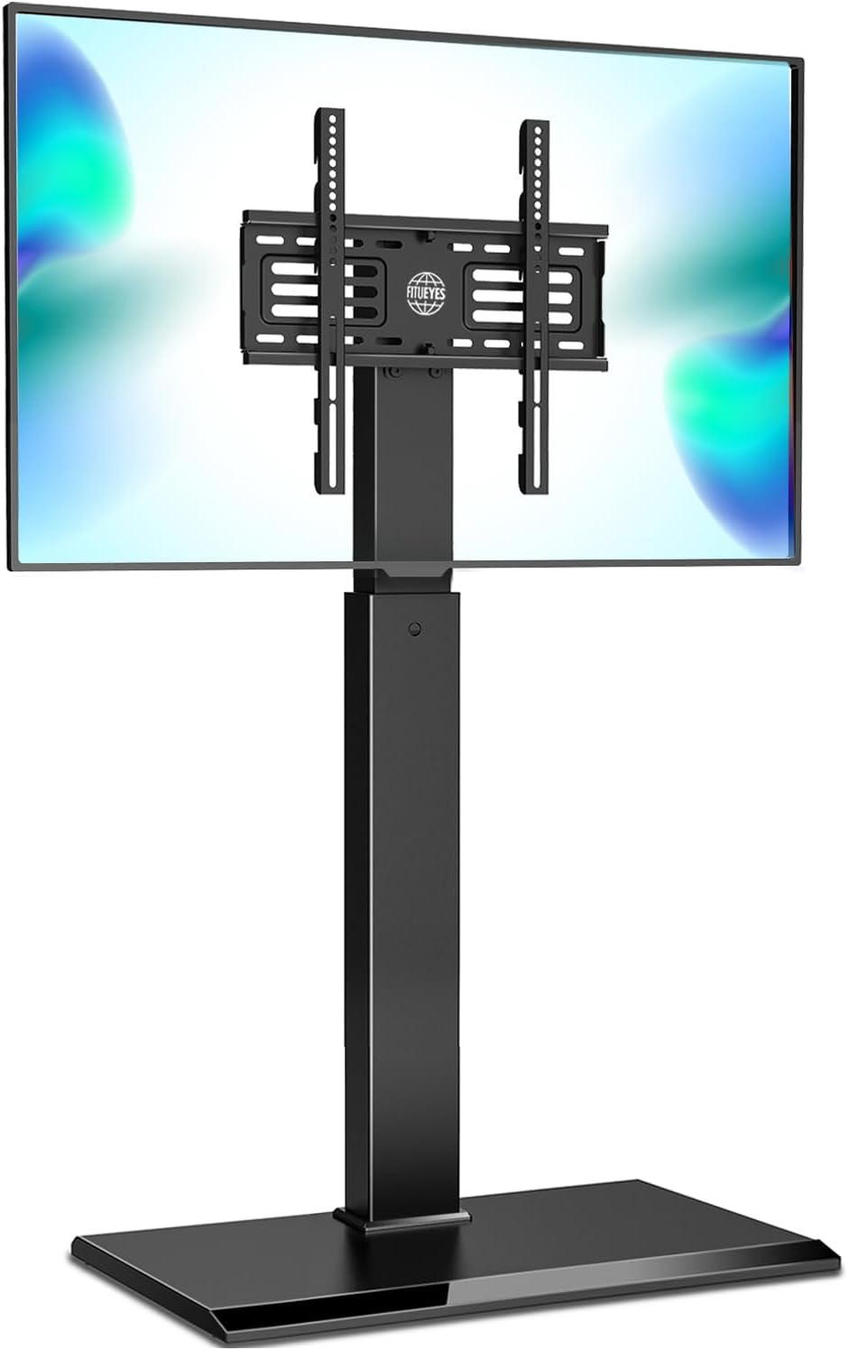 FITUEYES Iron Base Universal Floor TV Stand for 32-65 Inch TVs, Black