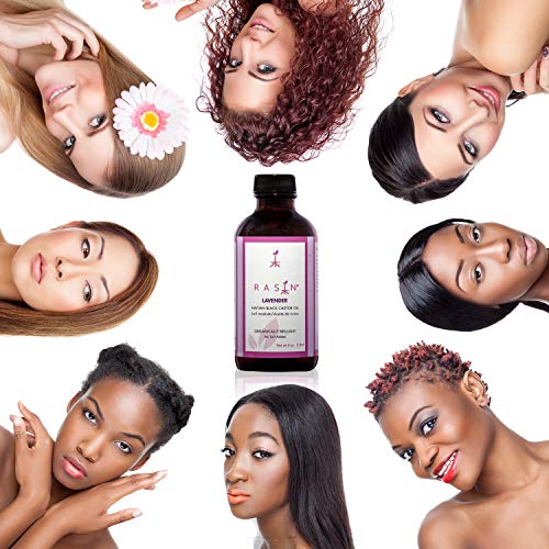 Rasin Castor Oil Organically Brilliant Haitian Black Castor Oil. (Original, 4 Fl Oz)