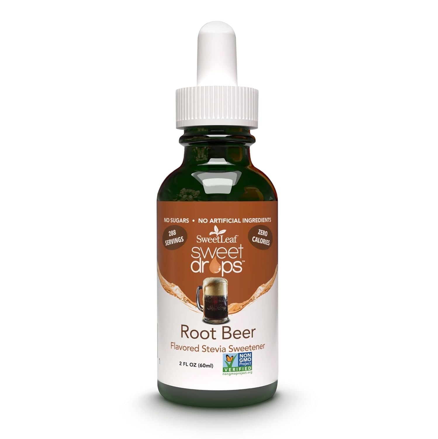 SweetLeaf Stevia Drops Liquid Sweetener, Lemon Drop - 2 Fl Oz, Pack of 1 | Sweet Drops, Organic Stevia Leaf Extract, Zero Calorie, No Erythritol, Sugar Substitute, With Dropper