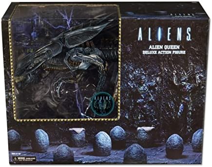 NECA - Aliens - Xenomorph Queen Ultra Deluxe Boxed Action Figure | Aliens 35th Anniversary 15 Inch Action Figure Ultra Deluxe Series - Xenomorph Queen
