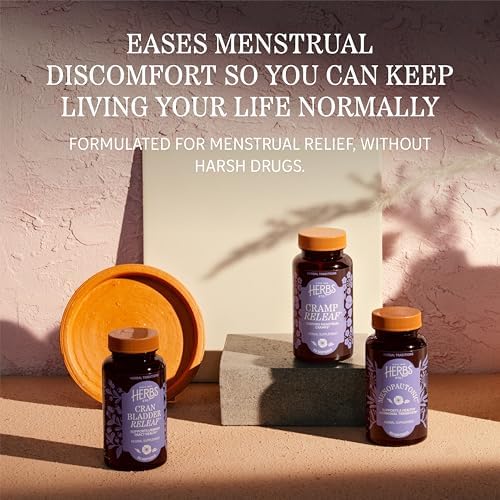 Herbs Etc. Cramp ReLeaf (Menstrual) Softgels - Cycle Support Supplement that Soothes Cramps - Black Haw