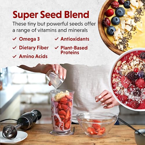 Barlean's Forti-Flax Organic Ground Flaxseed, Omega-3 Fiber, 16oz, 2-Pack | Ground whole raw flax seeds, Lignans, ALA omega-3, Fiber, Non-GMO, Vegan, For smoothies, baking, oatmeal & yogurt