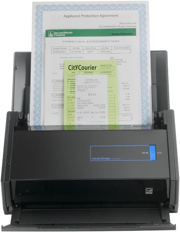 Fujitsu PA03656-B005 Image Scanner ScanSnap iX500 (Renewed)