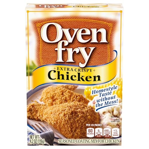 Oven Fry Seasoned Coating Mix, Extra Crispy Chicken, 4.2-Ounce Boxes (Pack of 10)