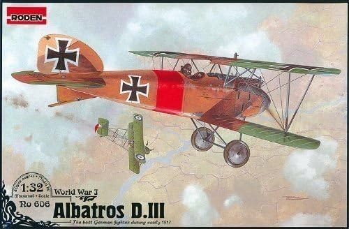 RODEN Albatros D.III German Aircraft Plane WWI 1/32 606