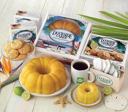 Dockside Market Tropical Mini Sampler Cakes - All natural- Fruit Cakes Combo perfect for Birthday, Gift Basket