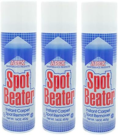 Instant Carpet Spot Remover for Fresh, Old & Stubborn Stains Such as Oil, Grease, Ink, Lipstick, Coffee, Pet Stains & More, 16 Oz, Pack of 3