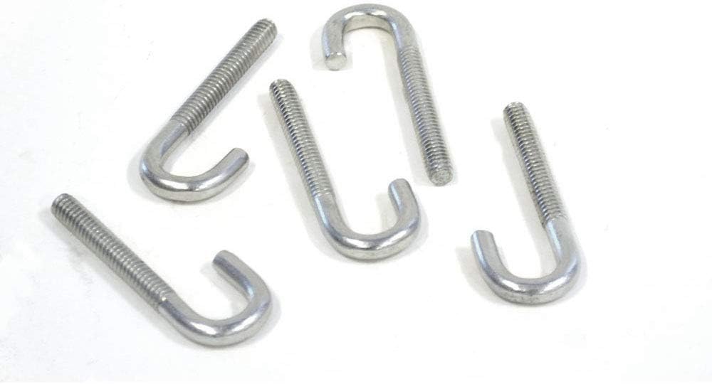 WARN 36682 Powersports ATV Replacement J-Bolt Kit for Standard Plow Systems, Pack of 5 , Black