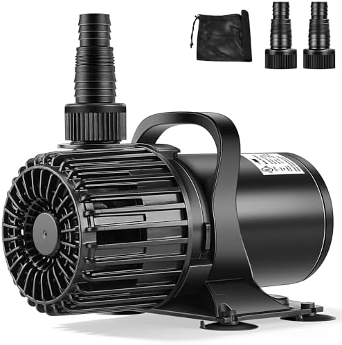 VIVOHOME 100W Pond Pump, 1600GPH Submersible Water Pump for Koi Pond